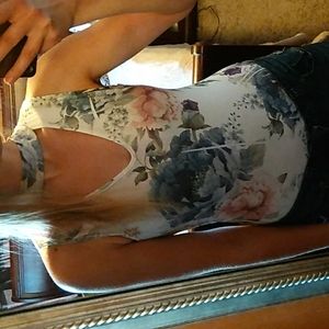 Beautiful flower print shirt